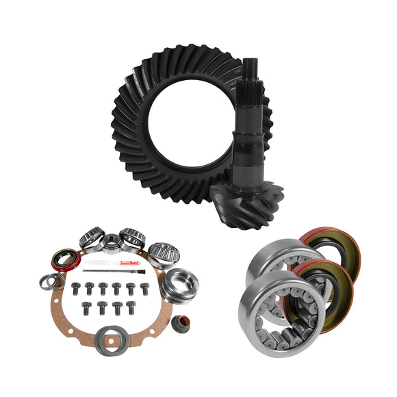 8.8" Ford 4.88 Rear Ring & Pinion, Install Kit, 2.99" OD Axle Bearings & Seals