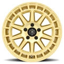 ICON Alloys Journey, Gloss Gold, 17 x 8 / 5 x 108, 38mm Offset, 6" BS-2