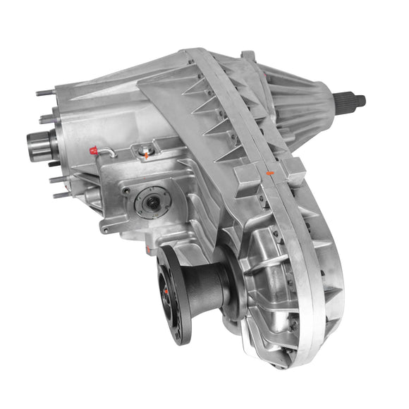 Remanufactured NP273 Transfer Case, Upgraded Heavy Duty Replacement, 2007-12 Dodge Ram 3500, Manual Transmission or 6.7L Diesel With Automatic Transmission, Bolt On Rear Yoke, Splined Shift Shaft