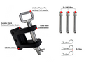 BulletProof Heavy Duty 2-Tang Clevis with 1" Pin-4