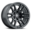 ICON Alloys Vector 6, Satin Black, 17 x 8.5 / 6 x 135, 6mm Offset, 5" BS-1