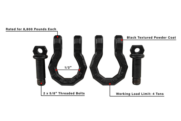 BulletProof Channel Shackles (Pair)