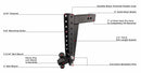BulletProof 3.0" Heavy Duty 16" Drop/Rise Hitch-4