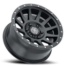 ICON Alloys Compression, Satin Black, 17 x 8.5 / 5 x 5, -6mm Offset, 4.5" BS-2