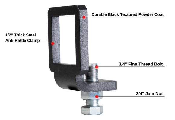 BulletProof 2.5" Anti-Rattle Clamp