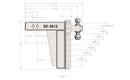 BulletProof 3.0" Extreme Duty 12" Drop/Rise Hitch-5