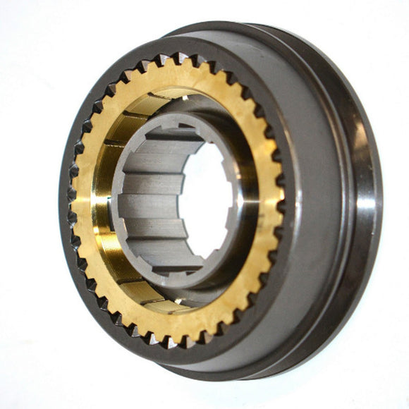 USA Standard Manual Transmission 1966-82 Borg Warner Super T10 1st-2nd Synchro Assembly with Blockers, Cast Iron Synchro Keys