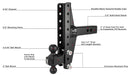 BulletProof 2.5" Heavy Duty 4" & 6" Offset Hitch-3