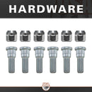 Rear Axle Kit Fits GM 8.0" Diff 28 Spline 6 Lug 31-13/32" Long-3