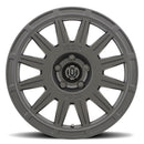 ICON Alloys Ricochet, Satin Black, 17 x 8 / 5 x 100, 38mm Offset, 6" BS-2