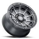 ICON Alloys Victory, Smoked Satin Black, 17 x 8.5 /5 x 4.5, 0mm Offset, 4.75" BS-3