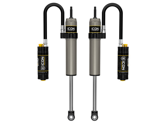 ICON 2014-2026 Ram 2500/2013-2026 Ram 3500, 2.5” Lift, Front, V.S. 2.5 Aluminum Series Shock Absorbers, Remote Reservoir w/ CDCV, Pair