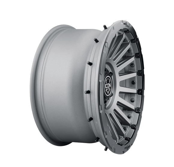 ICON Alloys Recon Pro, Charcoal, 18 x 9 / 6 x 5.5, 25mm Offset, 6" BS