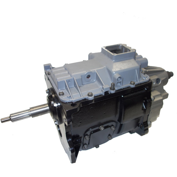 Remanufactured NV4500 Manual Transmission, 1996-98 GM 2500/3500, 2WD, EXC C3500HD, Internal Slave, Square Shifter Stub Opening In The Top Cover, No Brake