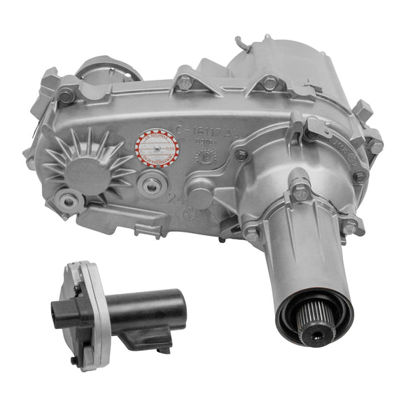 Remanufactured NP133 Transfer Case, 2002 Dodge Durango, Single Speed, Option Code DH6, Electric Shift, With Shift Motor