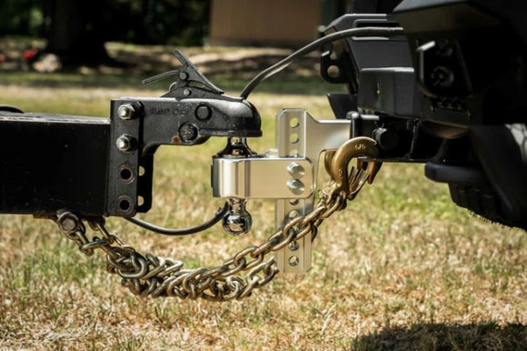 BulletProof 2.0" Aluminum Medium Duty 6" Drop/Rise Hitch - Stainless Ball