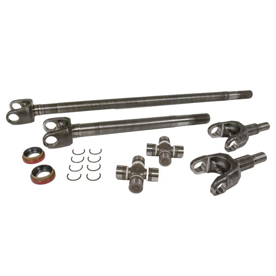 Yukon Chromoly Front Axle Kit for Dana 30, Both Sides, 30 Spline, 733X U-Joints