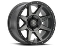 ICON Alloys Rebound, Titanium, 17 x 8.5 / 6 x 5.5, 25mm Offset, 5.75" BS-1