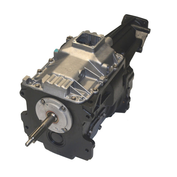 Remanufactured NV4500 Manual Transmission, 1994-95 GM P-Truck, 2WD, External Slave Cylinder, Square Shifter Stub Opening In The Top Cover, With Emergency Brake