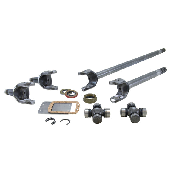 Yukon Chromoly Front Axle & Grizzly Locker Kit, Dana 30, Super Joints