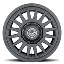ICON Alloys Recon SLX, Satin Black, 18 x 9 / 8 x 170, 6mm Offset, 5.25" Backspace-8