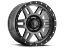 ICON Alloys Six Speed, Gun Metal, 17 x 8.5 / 5 x 5, -6mm Offset, 4.5" BS-2