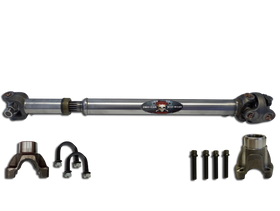 Adams Driveshaft Front JK 1310 CV Driveshaft Solid U-joints  with Pinion Yoke [EXTREME DUTY SERIES]