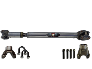 Adams Driveshaft Front JK 1310 CV Driveshaft Solid U-joints  with Pinion Yoke [EXTREME DUTY SERIES]