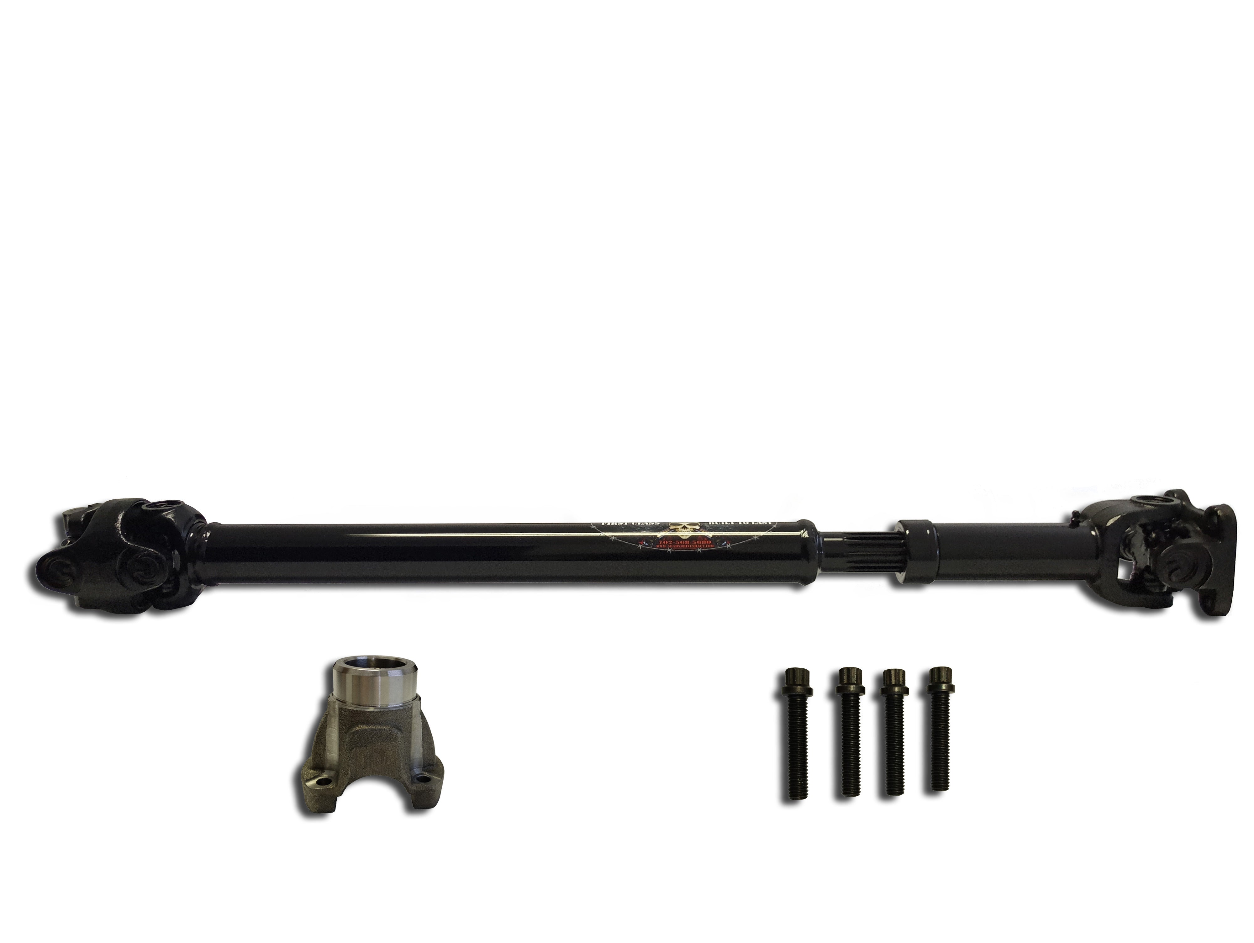 Adams Driveshaft JK Front 1310 CV Driveshaft with Spicer greasable u-joints [HEAVY DUTY SERIES] - 0