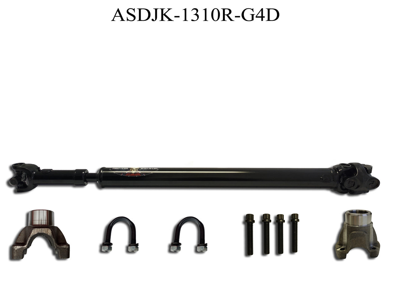 Adams Driveshaft JK Rear 1310 CV Driveshaft [HEAVY DUTY SERIES] Greasable U-joints