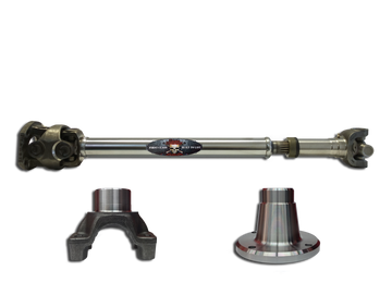 Adams Driveshaft JK Front 1350 CV Driveshaft [HEAVY DUTY SERIES] Greasable U-joints