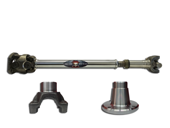 Adams Driveshaft JK Front 1350 CV Driveshaft [HEAVY DUTY SERIES] Greasable U-joints