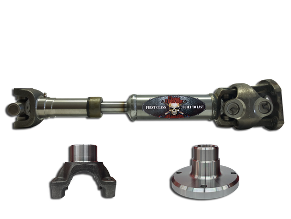 ADAMS DRIVESHAFT JK REAR 1350 CV DRIVESHAFT [HEAVY DUTY SERIES] GREASABLE U-JOINT