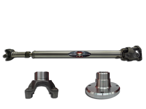 ADAMS DRIVESHAFT JK REAR 1350 CV DRIVESHAFT [EXTREME DUTY SERIES] SOLID U-JOINT