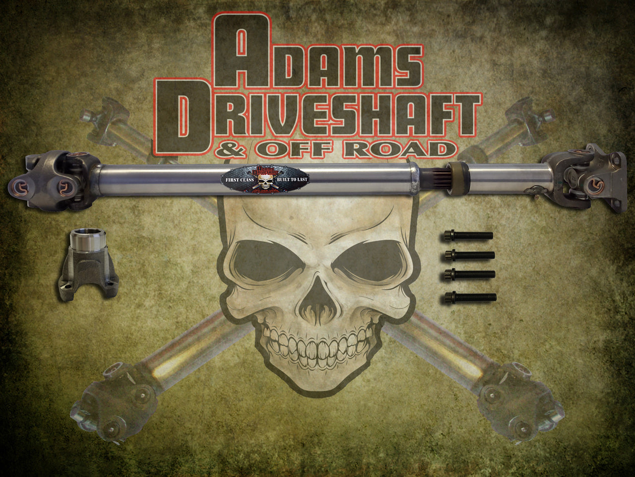 ADAMS DRIVESHAFT JL (RUBICON - SPORT - SAHARA) FRONT 1310 CV DRIVESHAFT OEM FLANGE STYLE [EXTREME DUTY SERIES] - 0