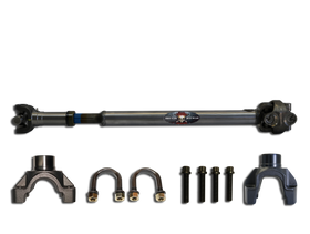 ADAMS DRIVESHAFT TJ Front 1350 HALF ROUND CV DRIVESHAFT [EXTREME DUTY SERIES] SOLID U-JOINT