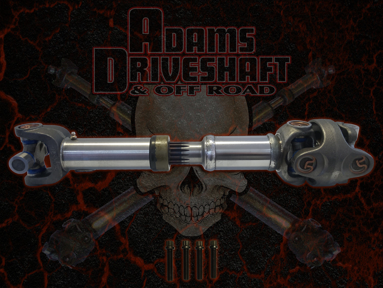 YJ Rear 1310 CV Driveshaft 1987 - 1993 [Heavy Duty Series] | Adams