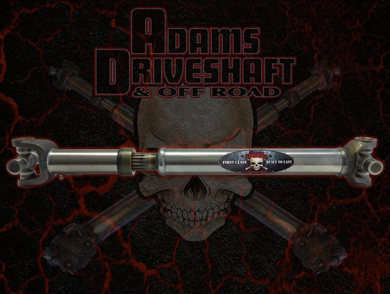 YJ Front Slip N Stub 1310 Driveshaft [Extreme Duty Series] | Adams