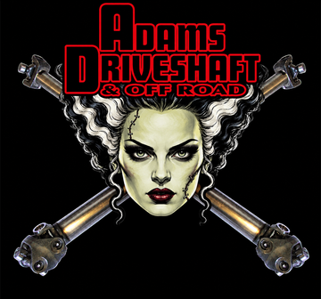 Adams Driveshaft "The Bride" Skully - LIMITED EDITION STICKER