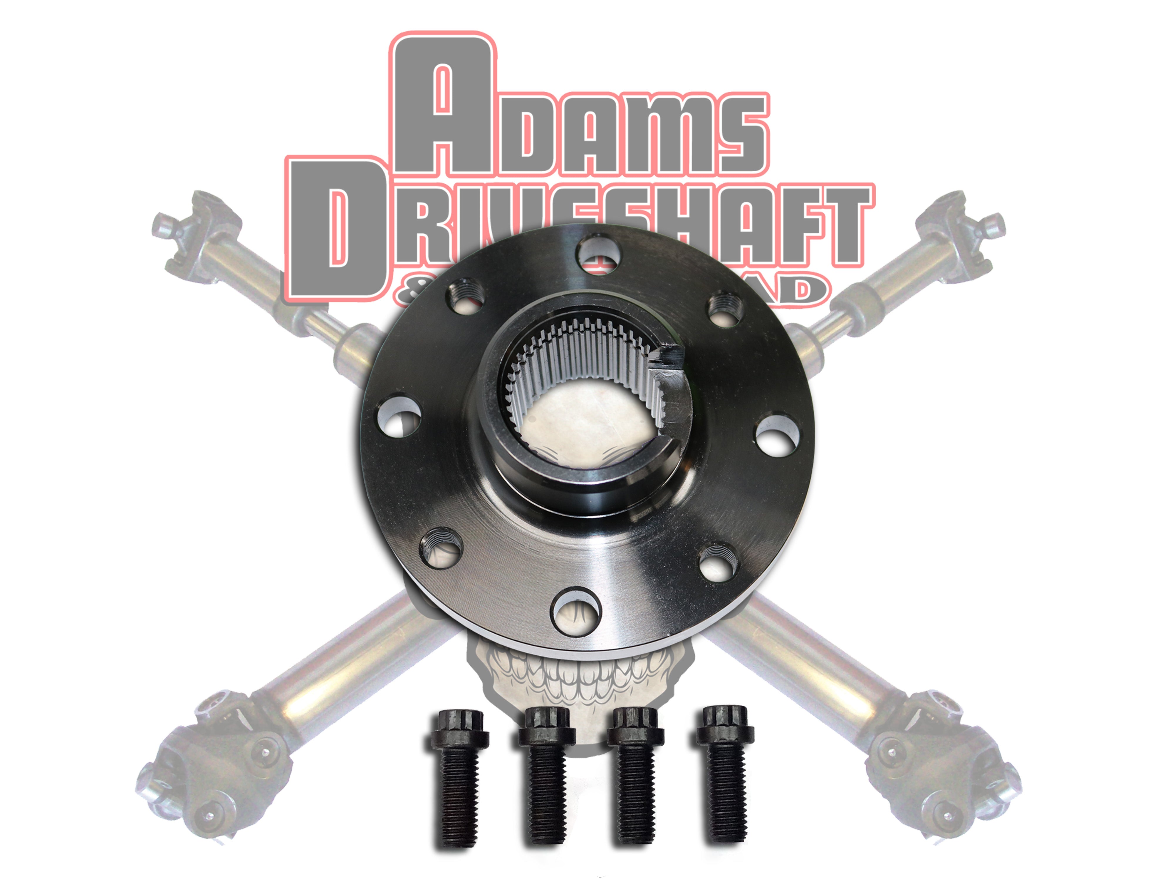 Adams Forged Dodge Front 1350 or 1410 Series  CV Transfer Case Flange with 3.125" Pilot - 0