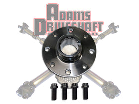 Adams Forged Dodge Front 1350 or 1410 Series  CV Transfer Case Flange with 3.125" Pilot - 0