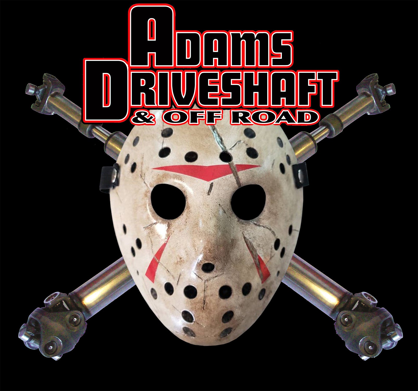 Adams Driveshaft Skully - Friday the 13th LIMITED EDITION STICKER