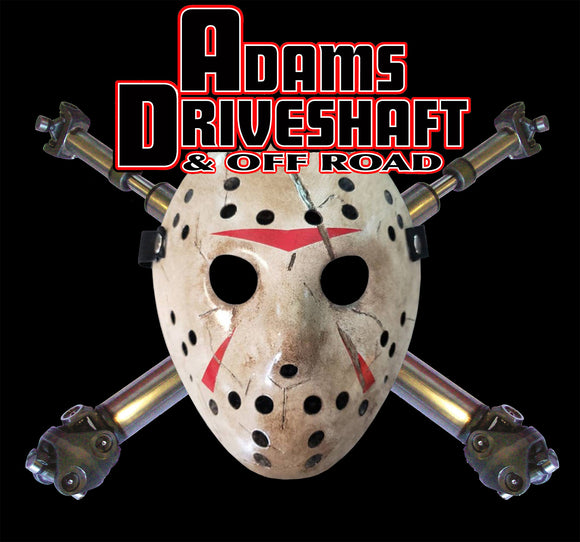 Adams Driveshaft Skully - Friday the 13th LIMITED EDITION STICKER