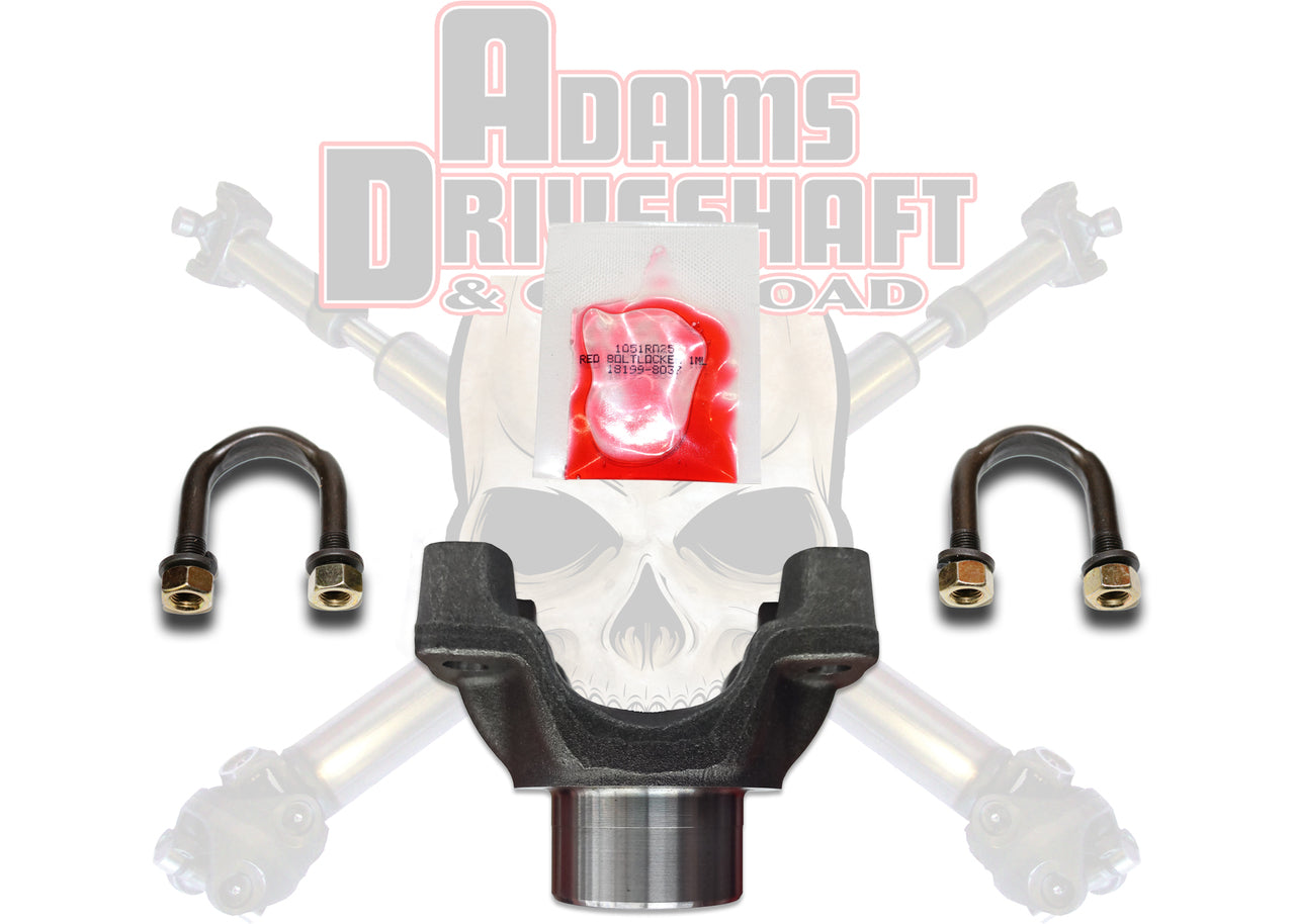 Adams Forged Jeep JK Rear 1350 Series Pinion Yoke U-Bolt Style Rubicon or Non Rubicon