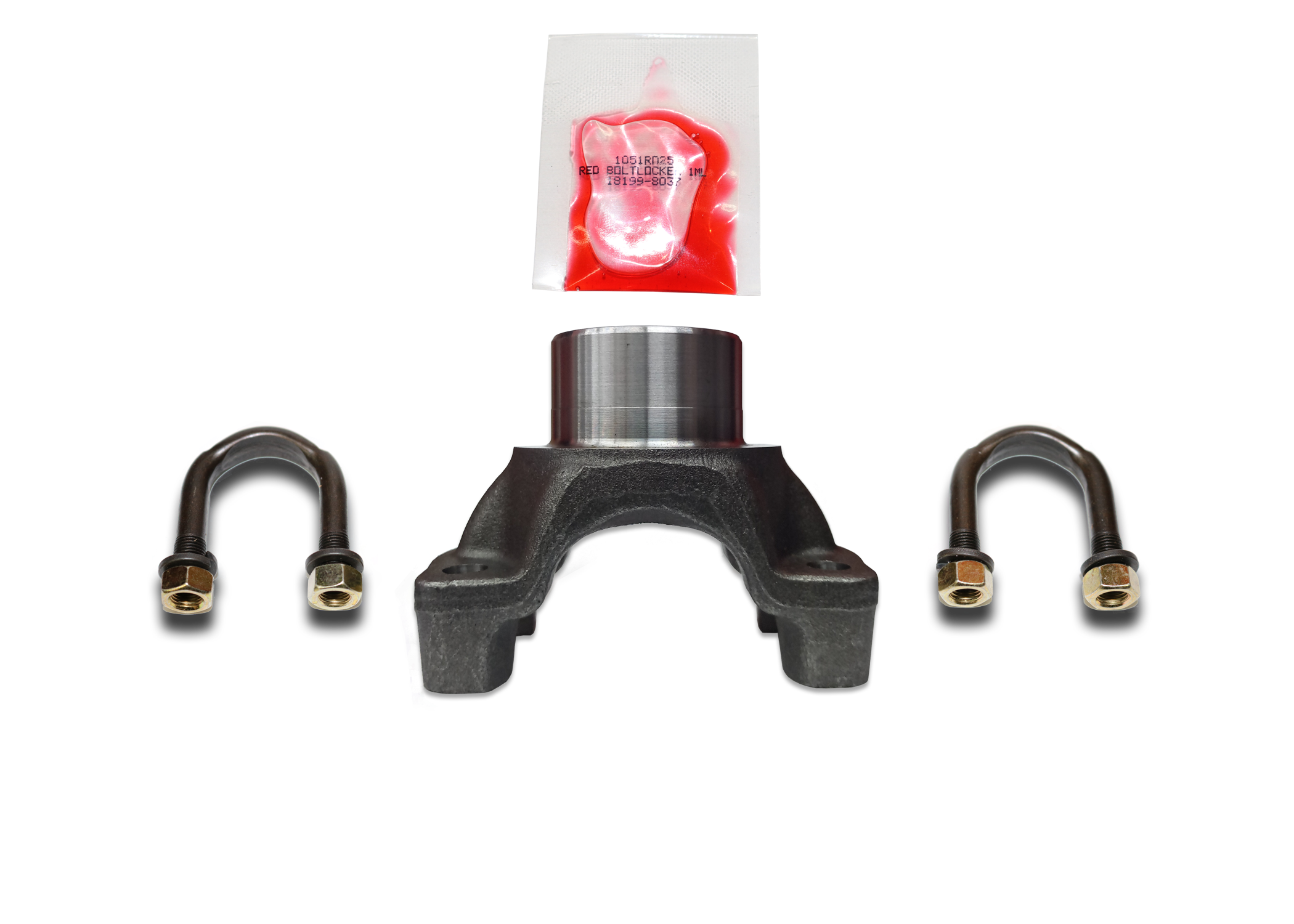 Adams Jeep JK Front 1350 Series Pinion Yoke UBolt Style Dana 3