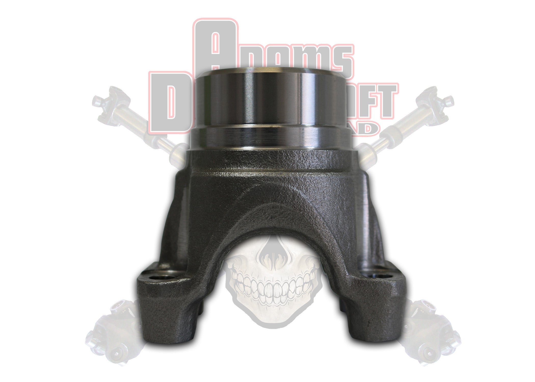 Adams Forged Jeep JL Sahara Rear 1310 Series Pinion Yoke U-Bolt Style with an M220 Differential.