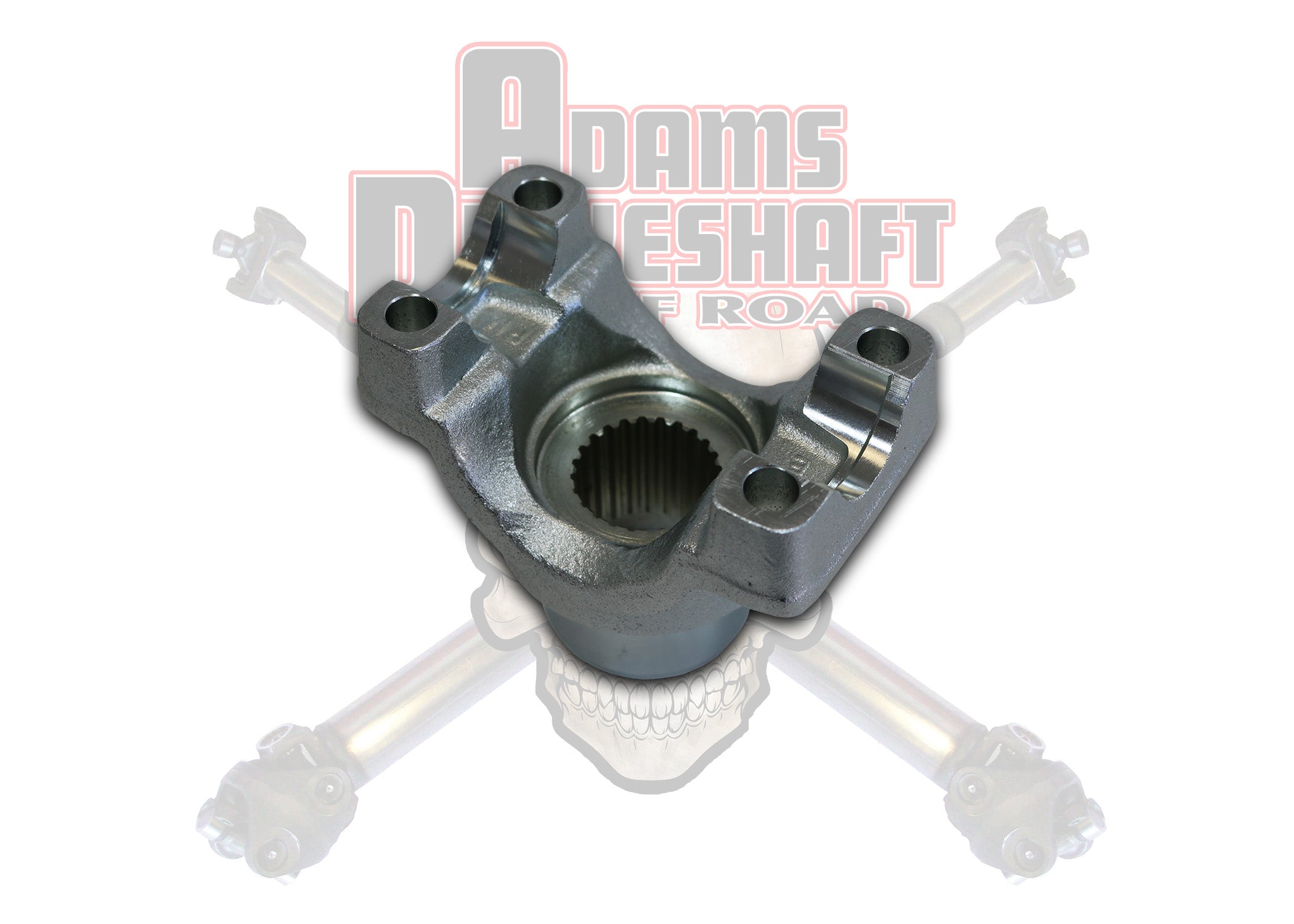 Adams Forged Jeep JT Sahara Rear 1350 Series Pinion Yoke U-Bolt Style with an M200 Differential. - 0