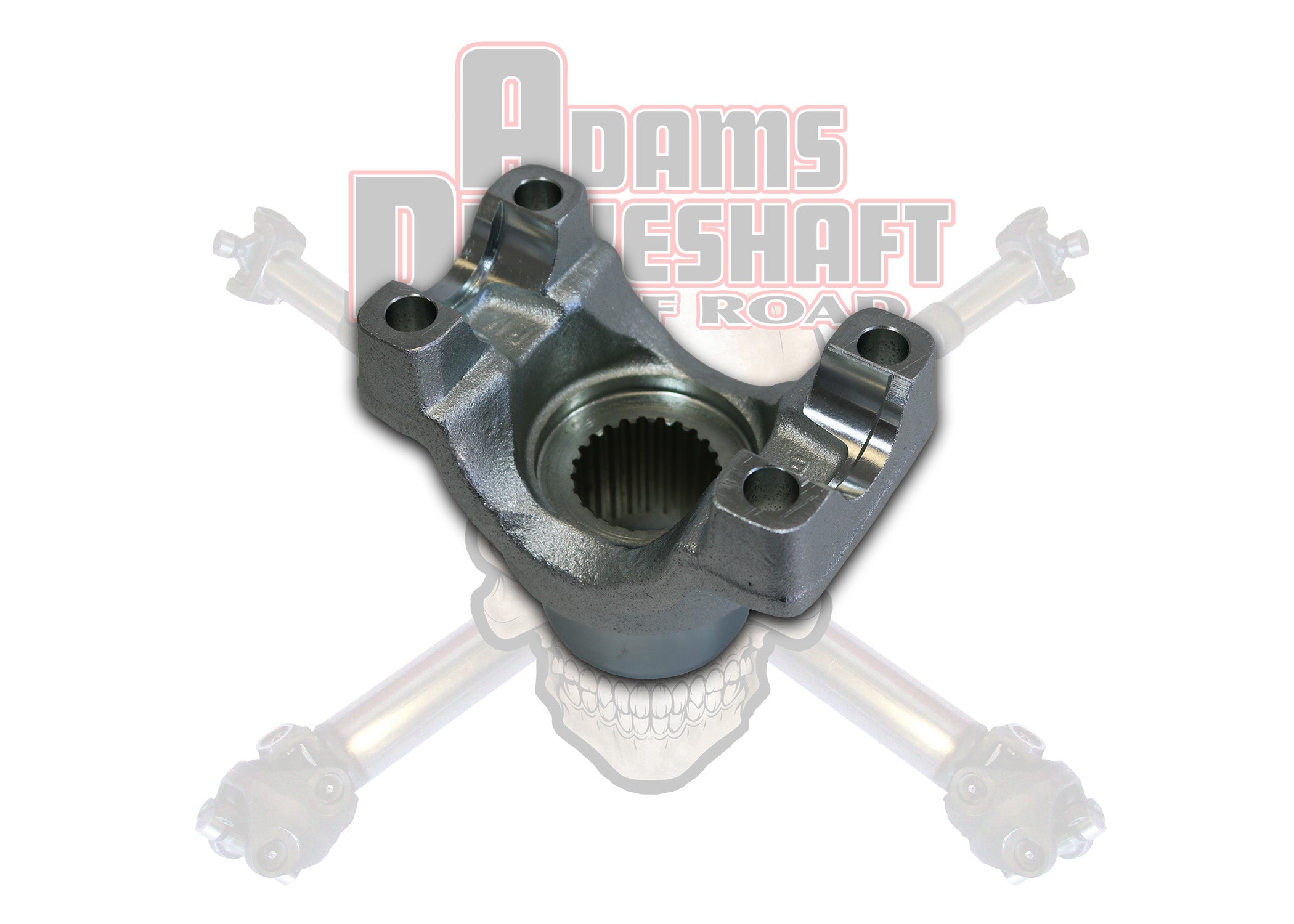 Adams Forged Jeep JL Sahara Rear 1350 Series Pinion Yoke U-Bolt Style with an M200 Differential.