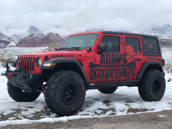 ADAMS DRIVESHAFT JL RUBICON - SPORT - SAHARA - REAR 1350 CV DRIVESHAFT [EXTREME DUTY SERIES]