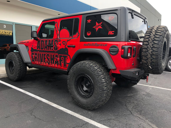 ADAMS DRIVESHAFT JL RUBICON - SPORT - SAHARA - REAR 1350 CV DRIVESHAFT [EXTREME DUTY SERIES]